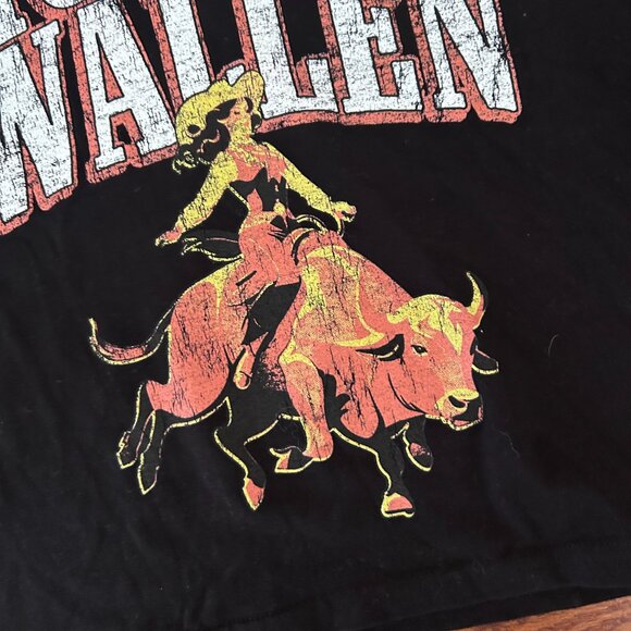NWT Morgan Wallen Cowgirl Cropped Band T-Shirt BKE Buckle Size Small Country - Picture 5 of 12
